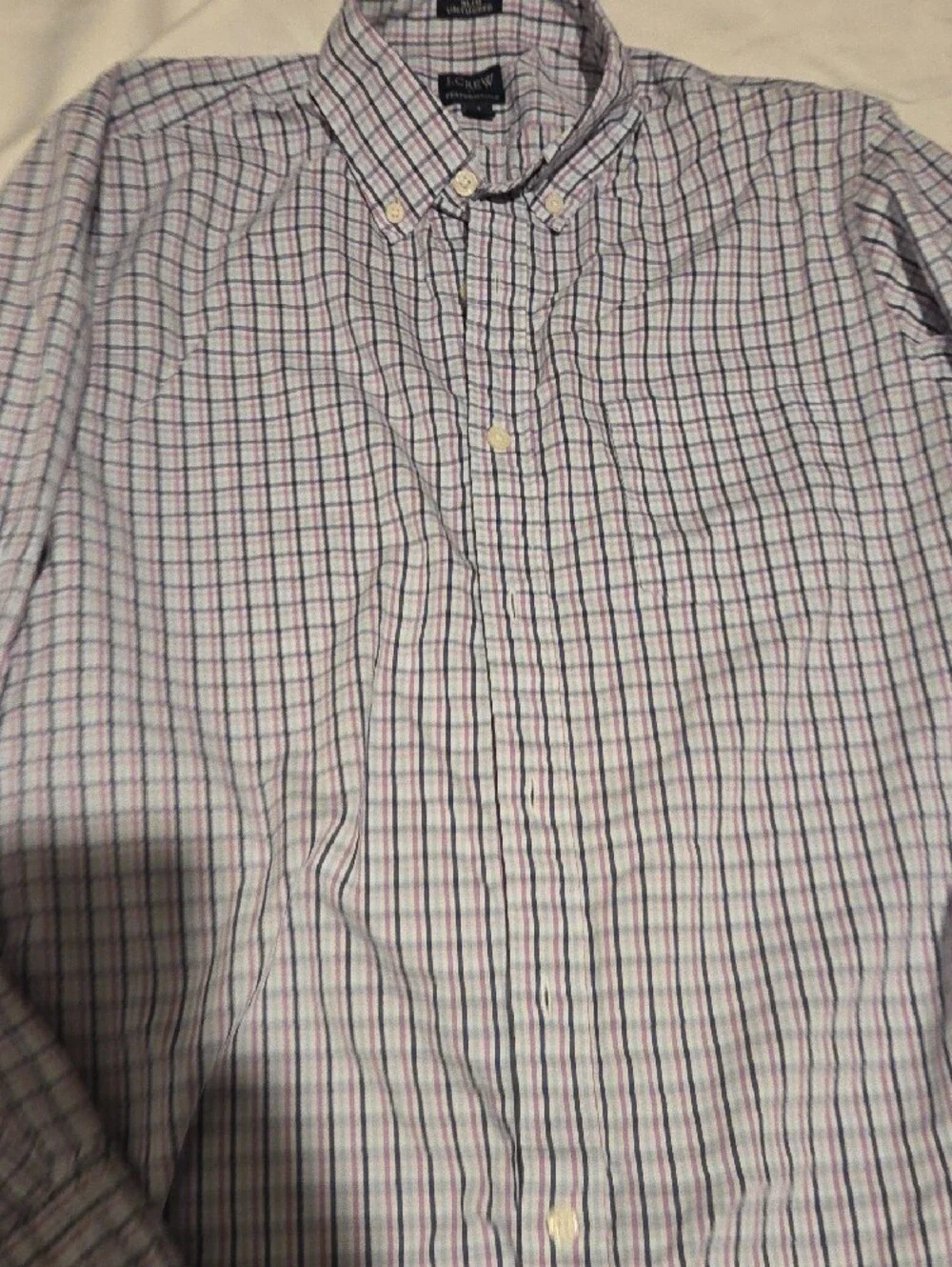 J. Crew check small down